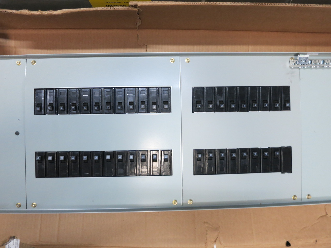NEW Eaton PRL3X 225A Main Breaker Panel Board 208Y/120V 3PH 4W